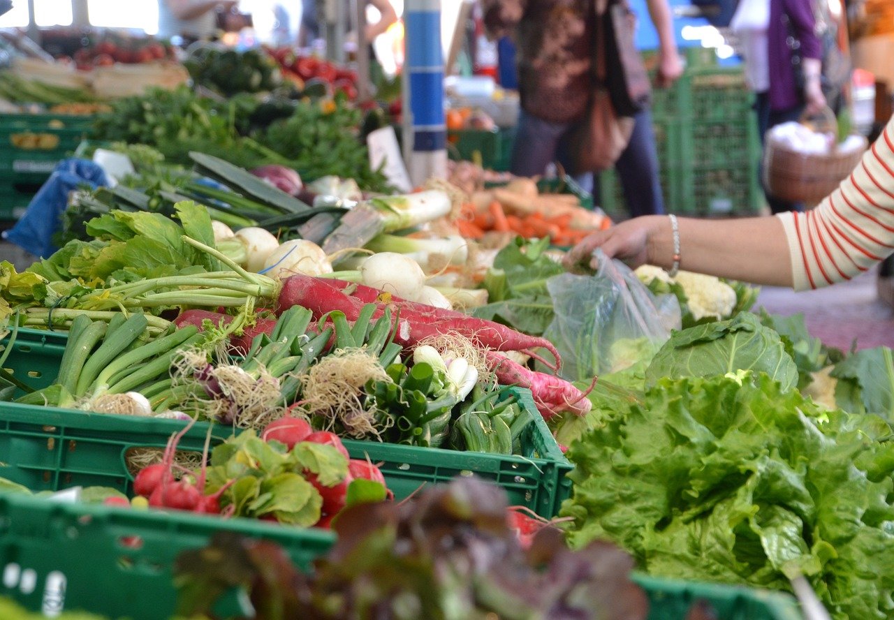 Lokale Bauernmärkte für Bio-Produkte in Frankfurt